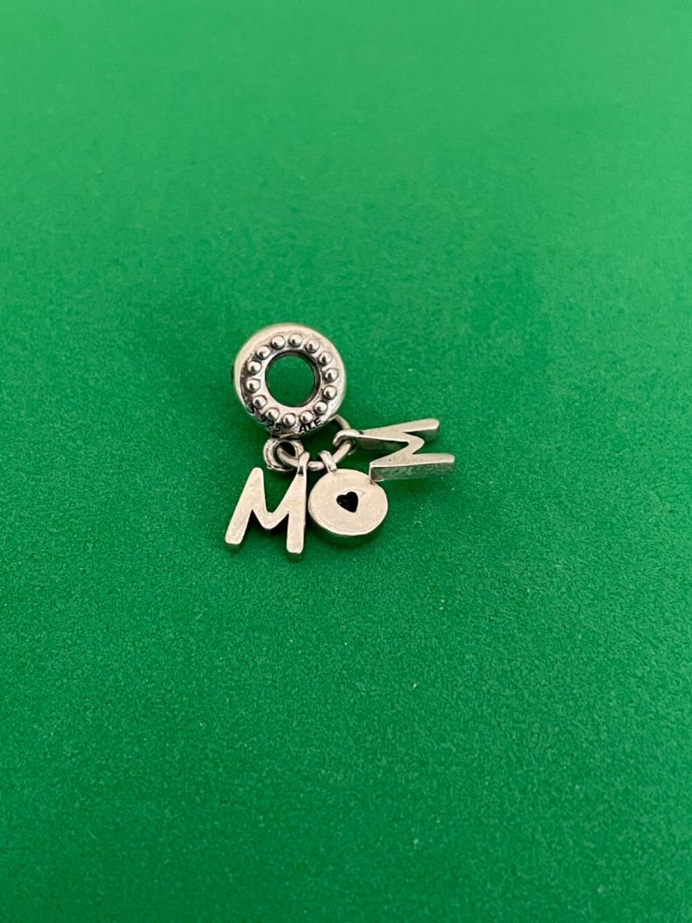 Pandora Mom Letters Dangle Charm Sterling silver Charm - Picture 5 of 6